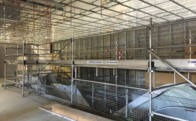 Aluminium Scaffold - Warringah Mall